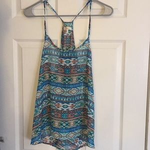 Tribal Print Tank Top